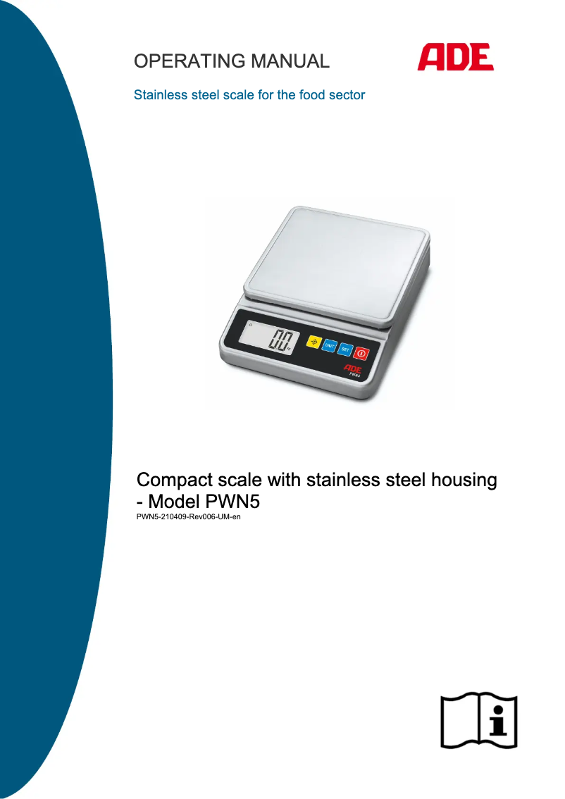 Imagen de la primera página del manual del dispositivo PWN5