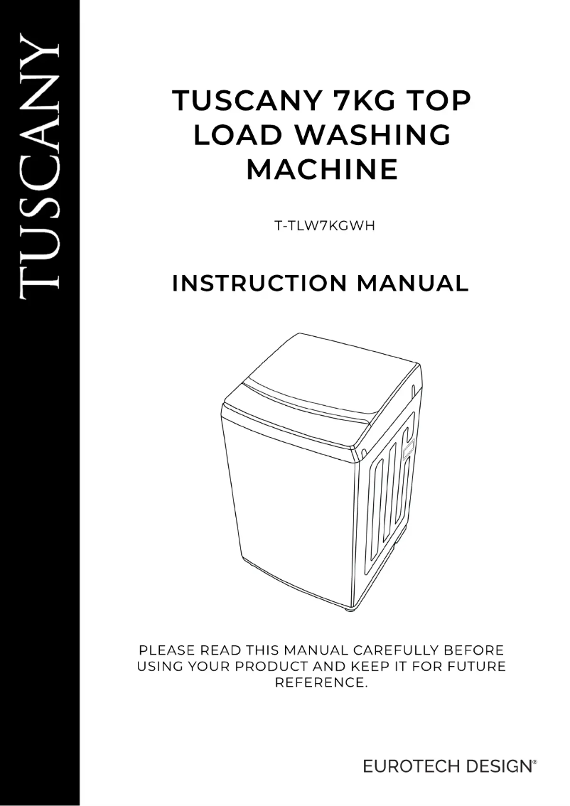 Página 1 del manual Manual de usuario Tuscany T-TLW7KGWH