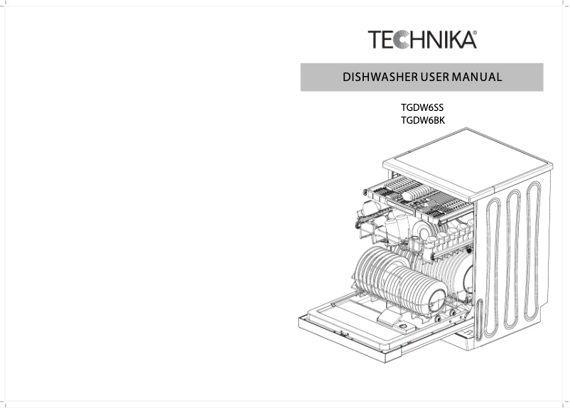Imagen de la primera página del manual del dispositivo TGDW6SS