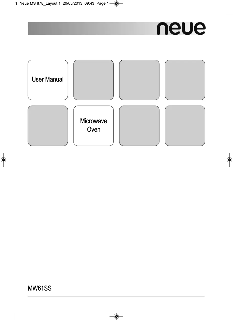 Imagen de la primera página del manual del dispositivo MW61SS