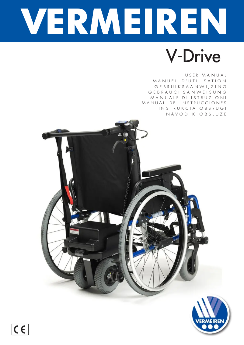 Página 1 del manual Manual de usuario Vermeiren V-drive