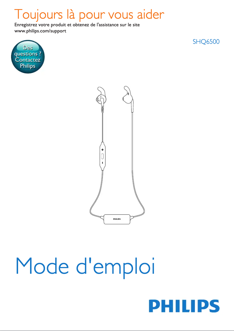 Imagen de la primera página del manual del dispositivo ActionFit SHQ6500