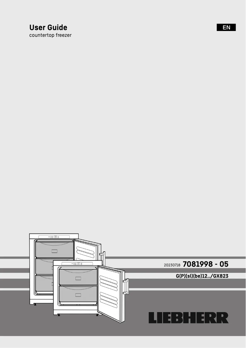 Imagen de la primera página del manual del dispositivo GX 823 Comfort