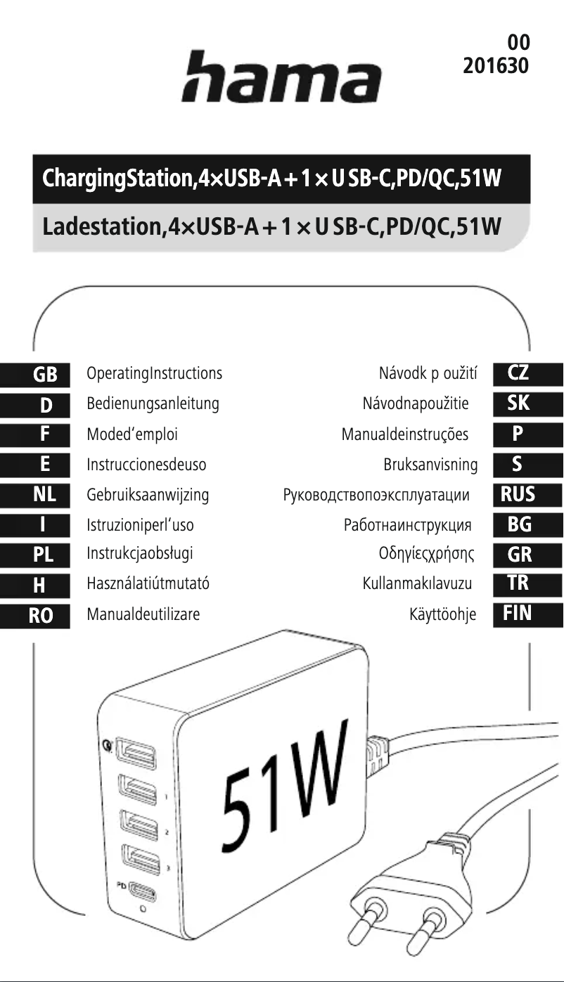 Página 1 del manual Manual de usuario Hama 201630