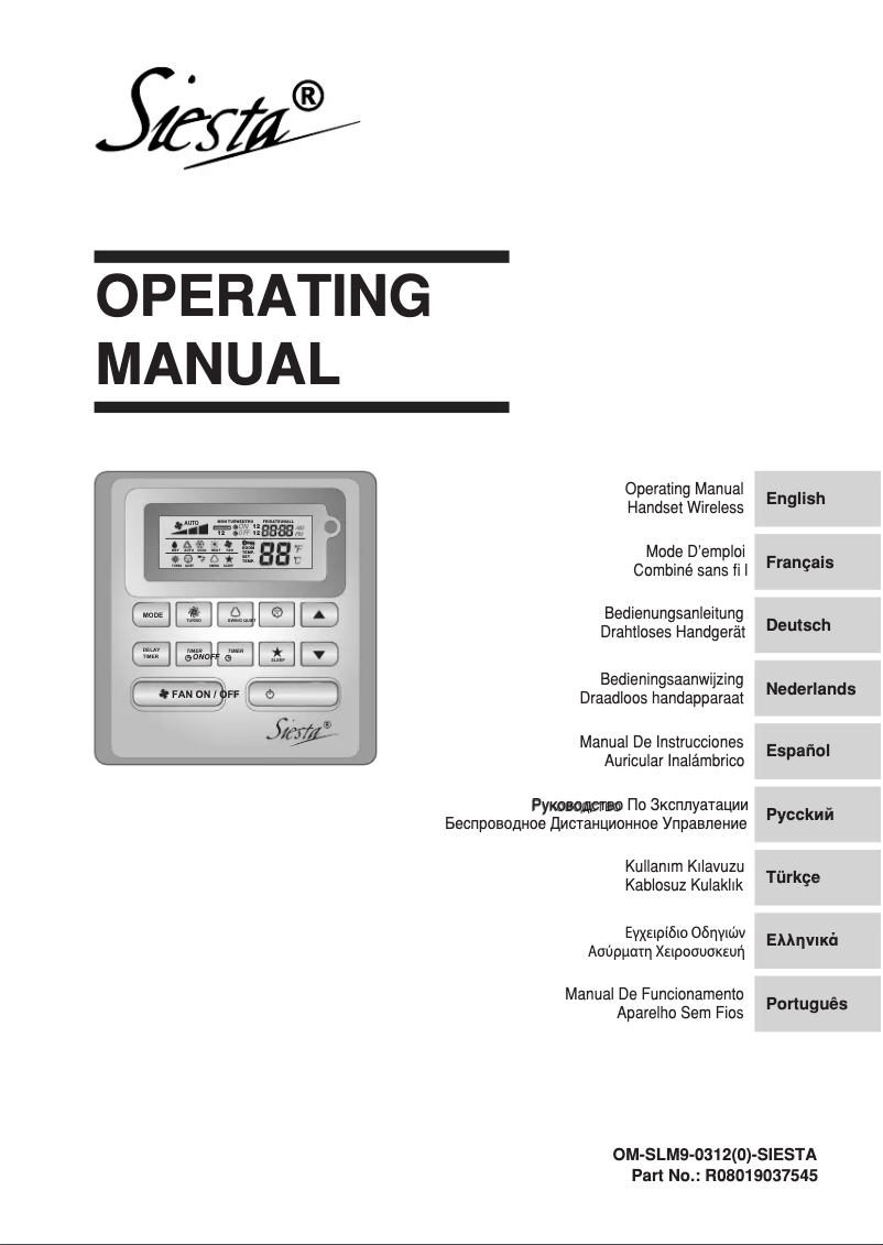 Imagen de la primera página del manual del dispositivo ACQ125DV1