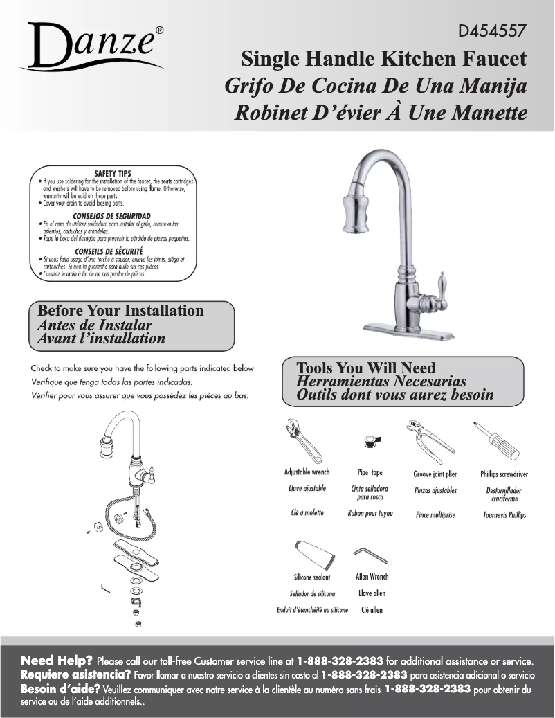 Imagen de la primera página del manual del dispositivo D454557