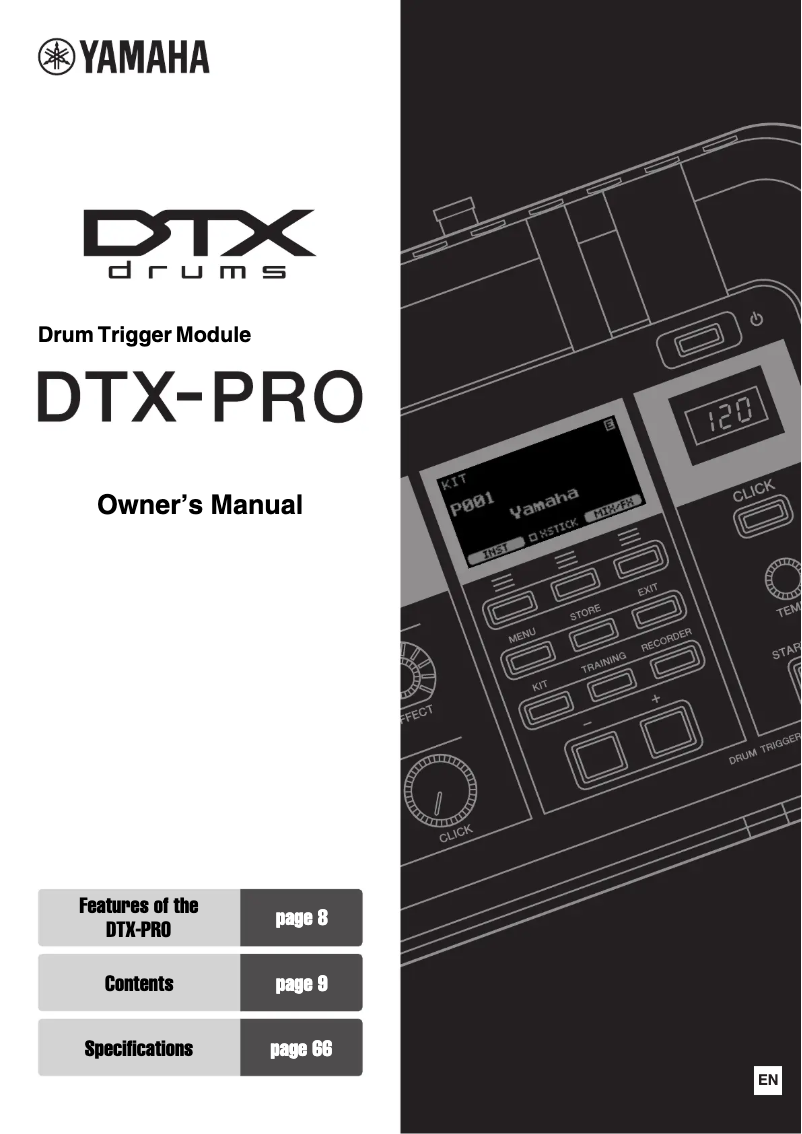 Imagen de la primera página del manual del dispositivo DTX8K-X