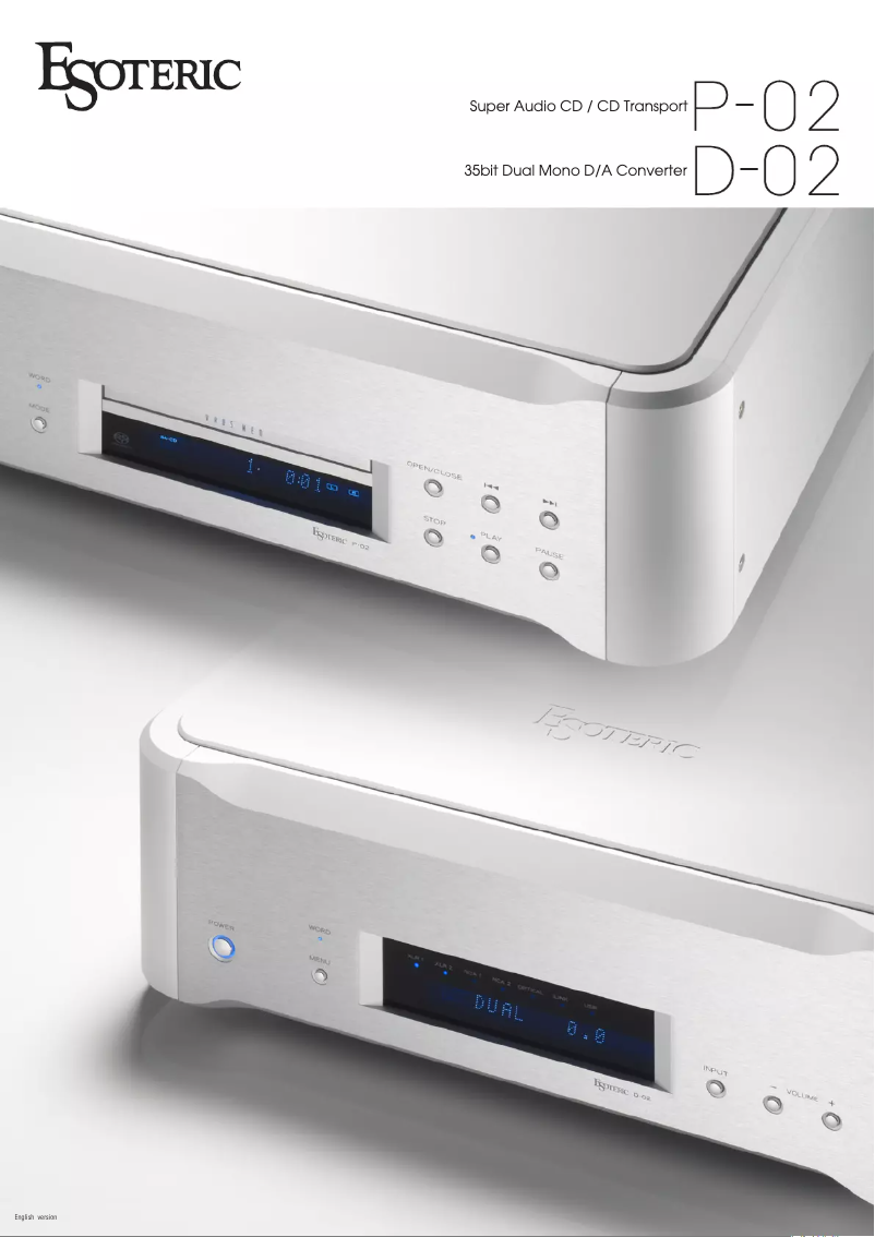 Página 1 del manual Folleto Esoteric P-02