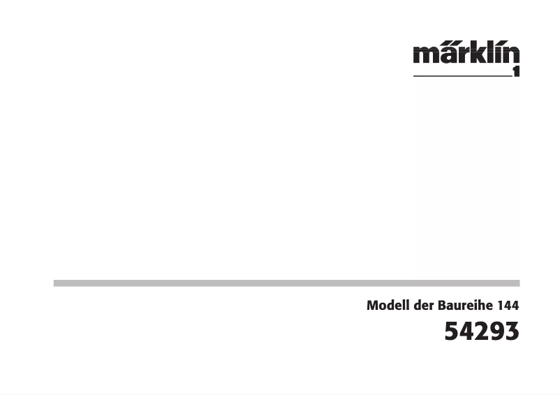 Imagen de la primera página del manual del dispositivo 54293 BR E 44 DRG Electric