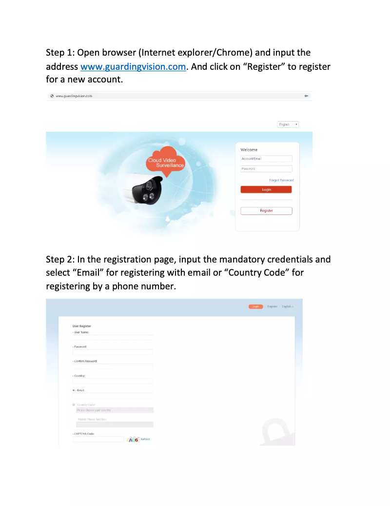 Página 1 del manual Guía de instalación EtiamPro CCTVPROM20