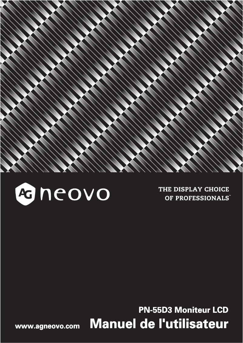 Imagen de la primera página del manual del dispositivo PN-55D3