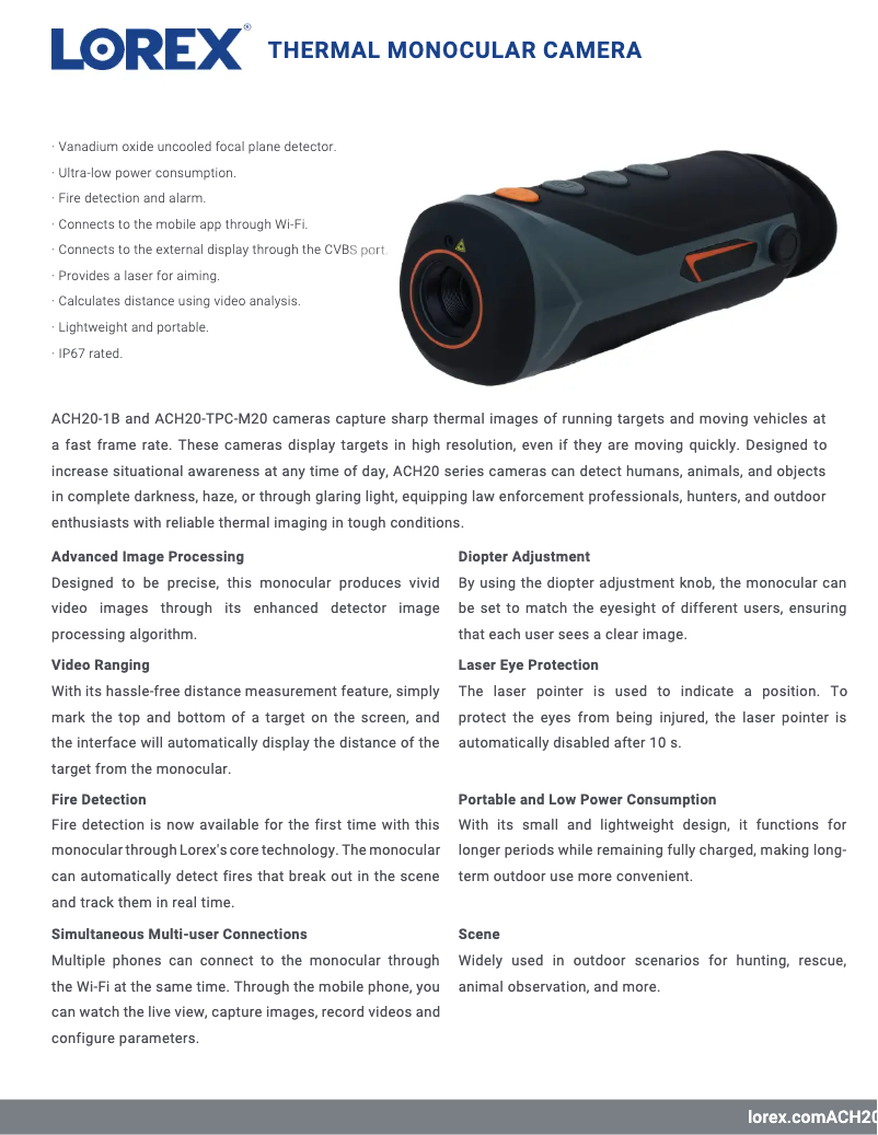 Imagen de la primera página del manual del dispositivo ACH20-TPC-M20
