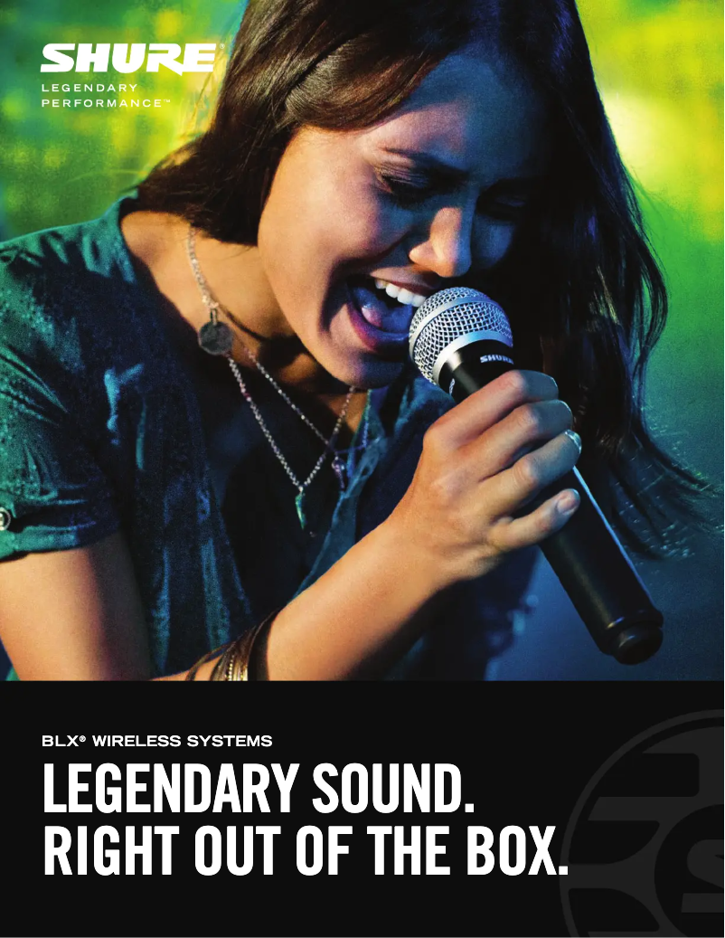 Imagen de la primera página del manual del dispositivo BLX