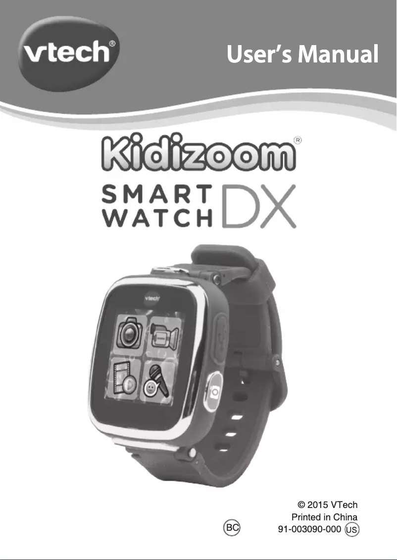 Página nº 1 - Manual de usuario Vtech Kidizoom Smartwatch DX