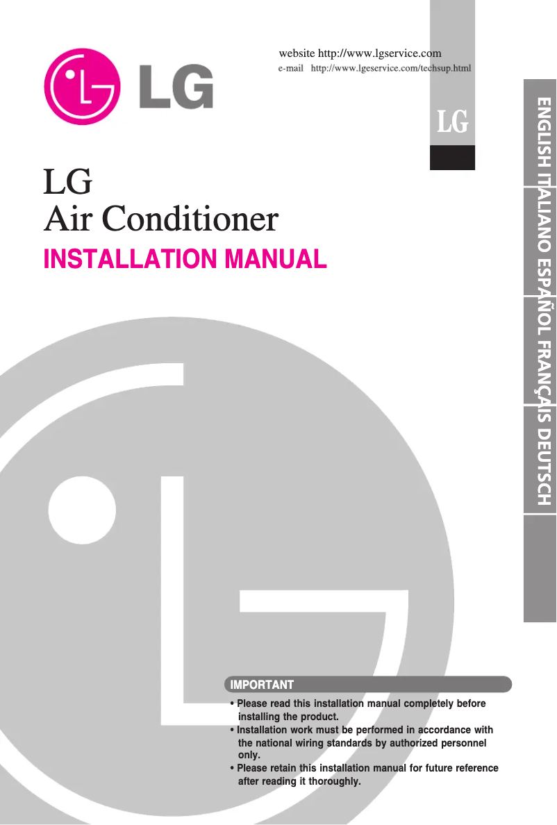 Página nº 1 - Manual de usuario LG AUUW4860