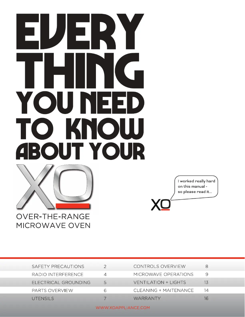 Página 1 del manual Manual de usuario XO XOOTR24BS