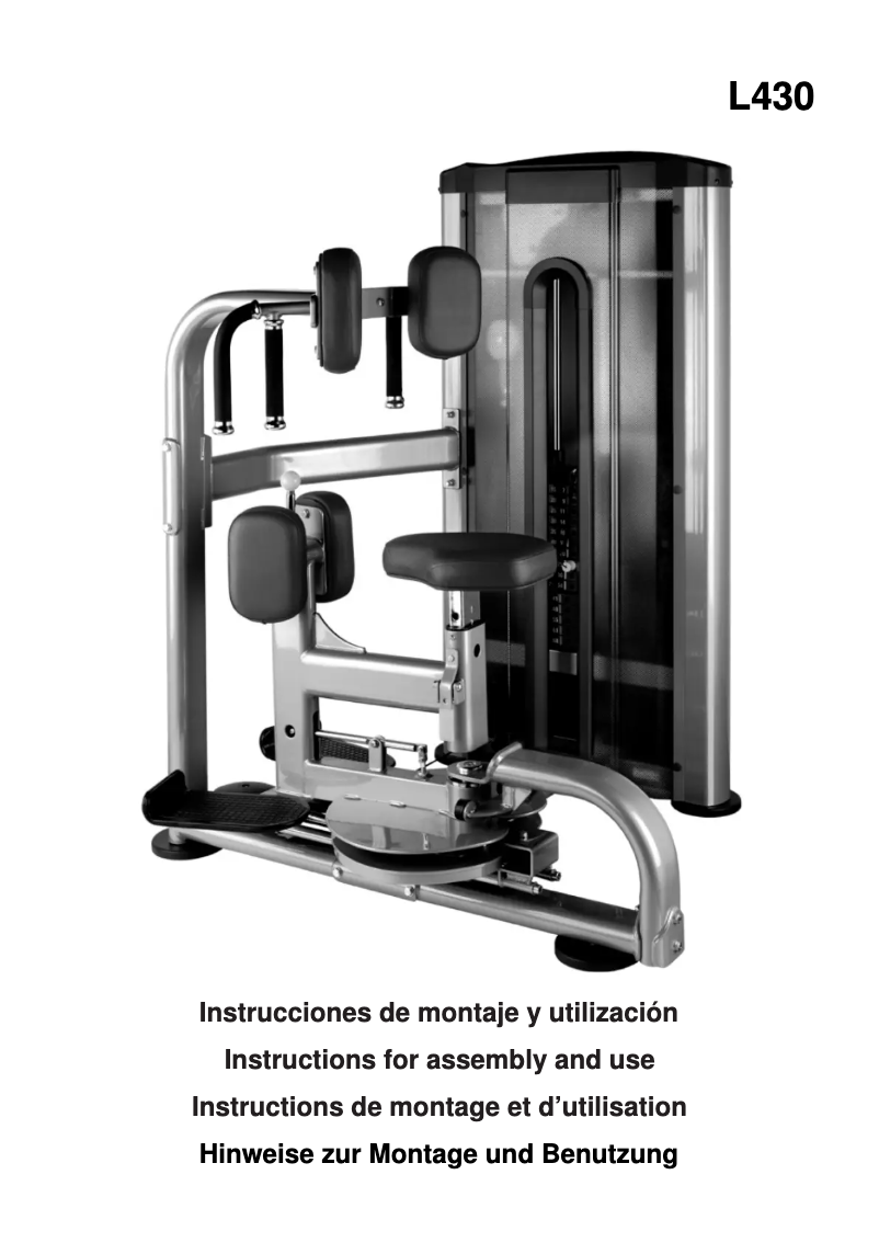 Página 1 del manual Manual de usuario BH Fitness L430