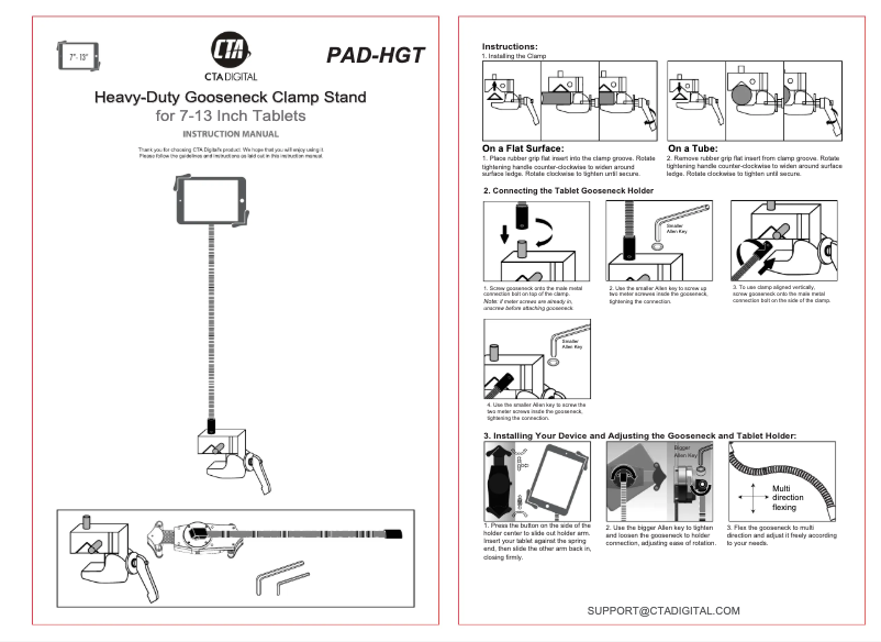Imagen de la primera página del manual del dispositivo PAD-HGT