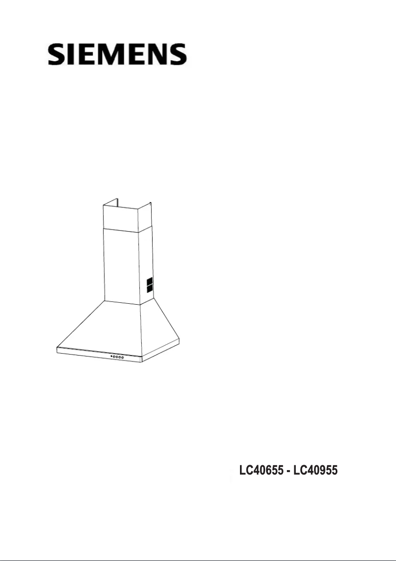Página nº 1 - Manual de usuario Siemens LC40655