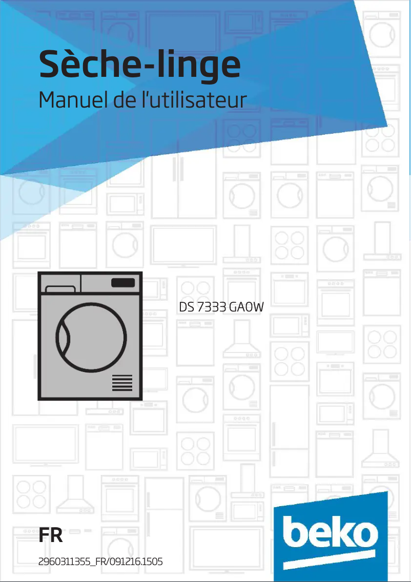 Página 1 del manual Manual de usuario Beko DS 7333 GA0W