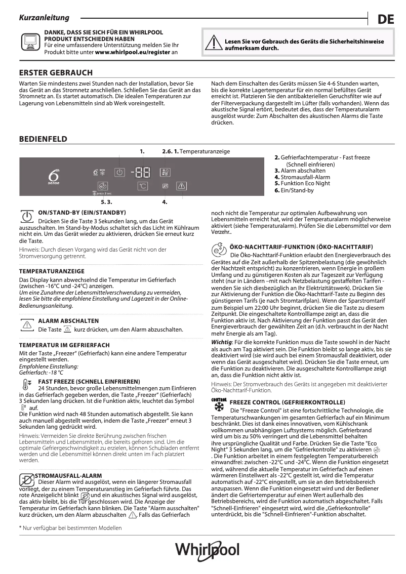 Imagen de la primera página del manual del dispositivo AFB 18402