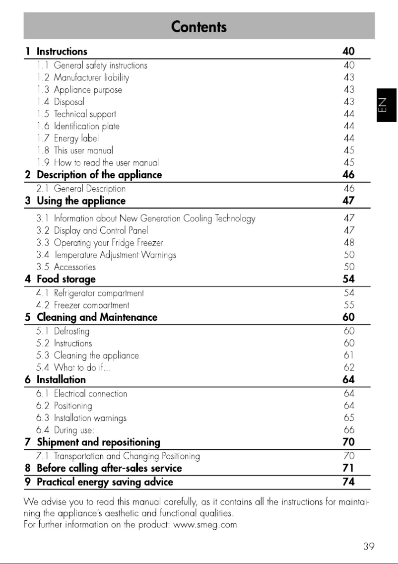 Imagen de la primera página del manual del dispositivo FA3905RX5