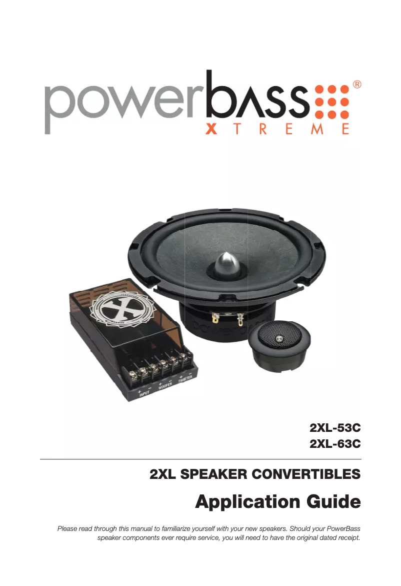 Página 1 del manual Manual de usuario PowerBass 2XL-63C