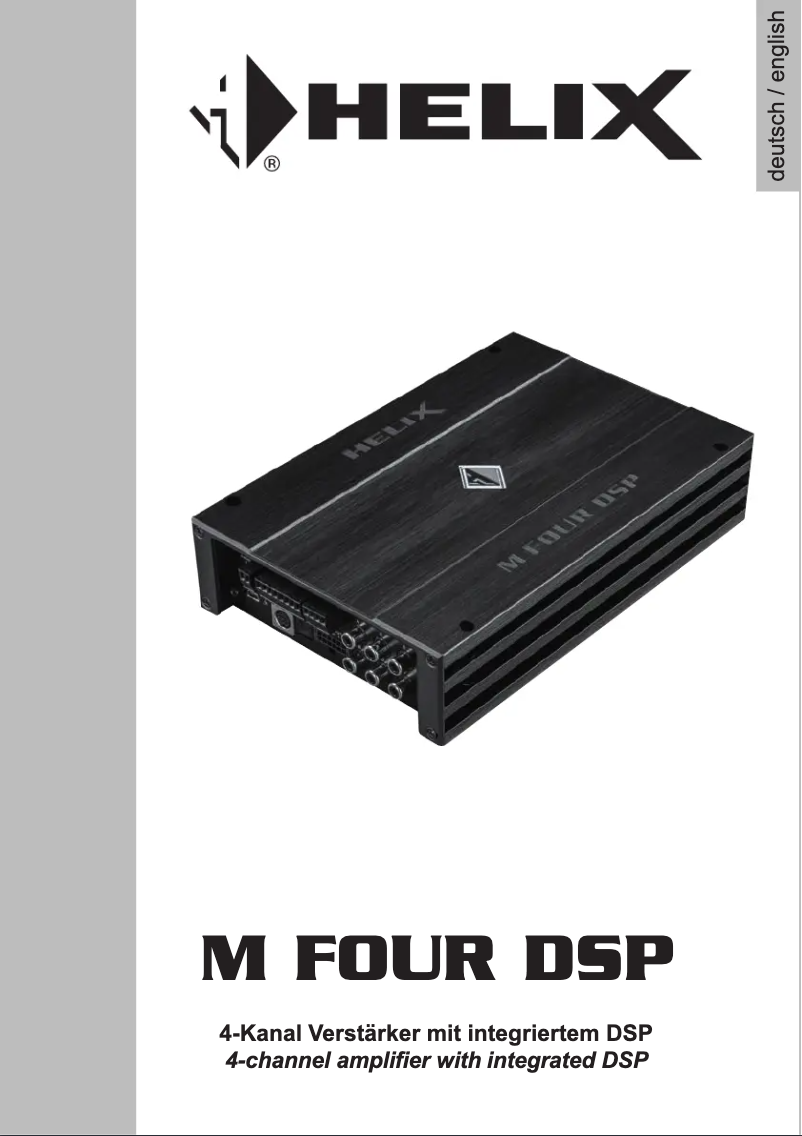 Imagen de la primera página del manual del dispositivo M FOUR DSP