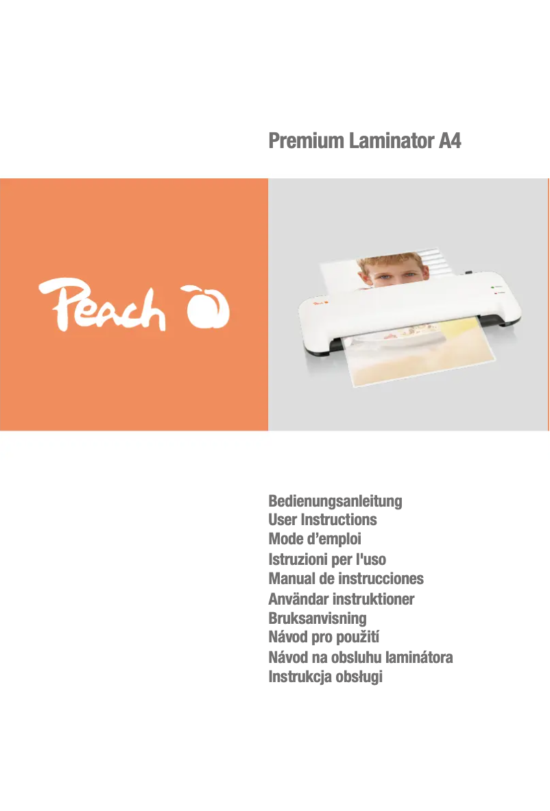 Página 1 del manual Manual de usuario Peach PL750