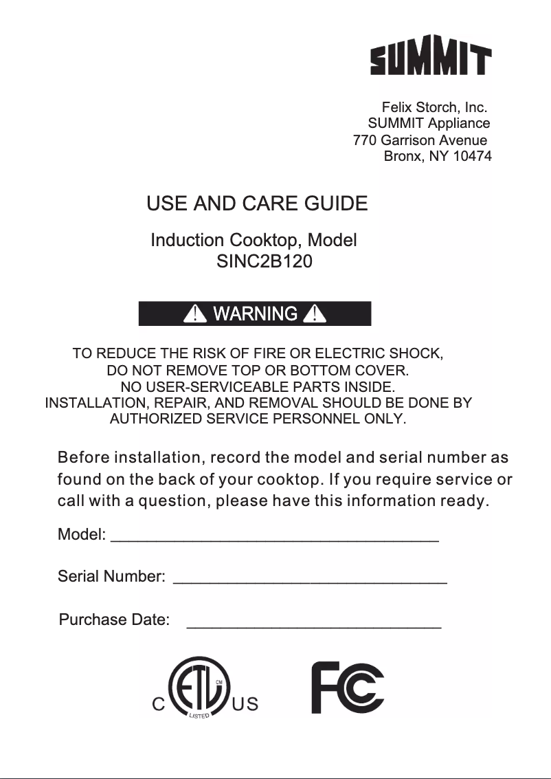 Imagen de la primera página del manual del dispositivo SINC2B120