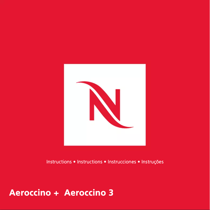 Imagen de la primera página del manual del dispositivo Aeroccino 3