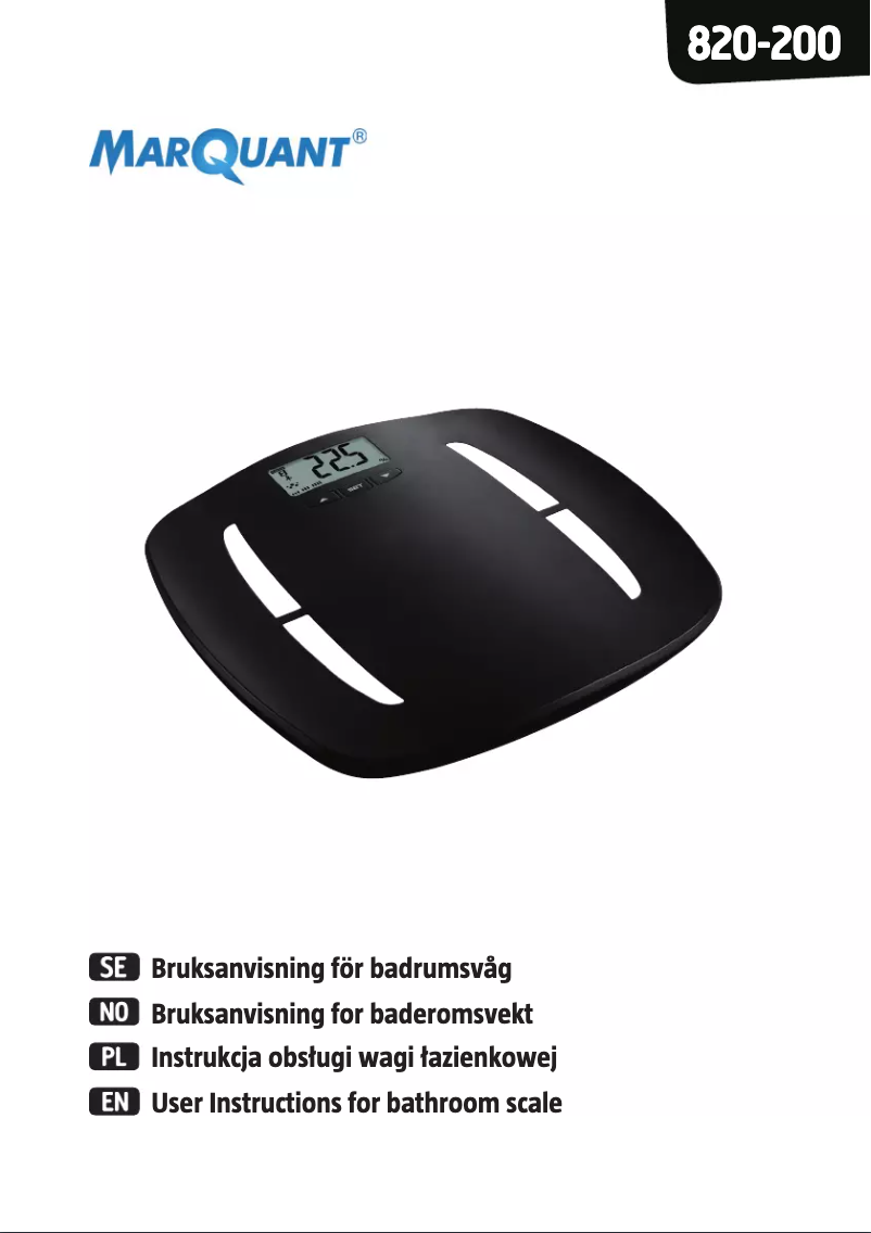 Imagen de la primera página del manual del dispositivo 820-200