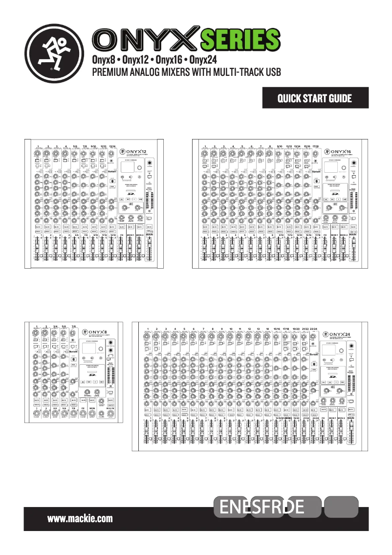 Imagen de la primera página del manual del dispositivo Onyx 8