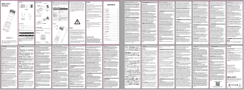 Imagen de la primera página del manual del dispositivo Seeker 3