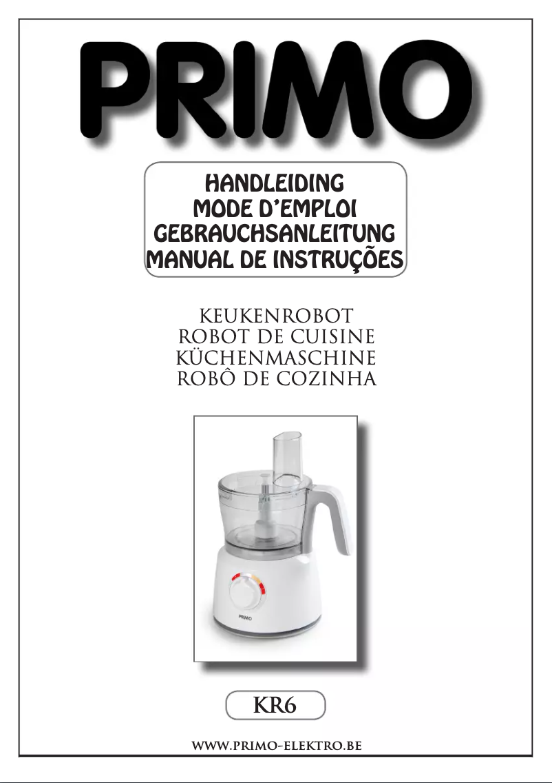 Página 1 del manual Manual de usuario Primo KR6