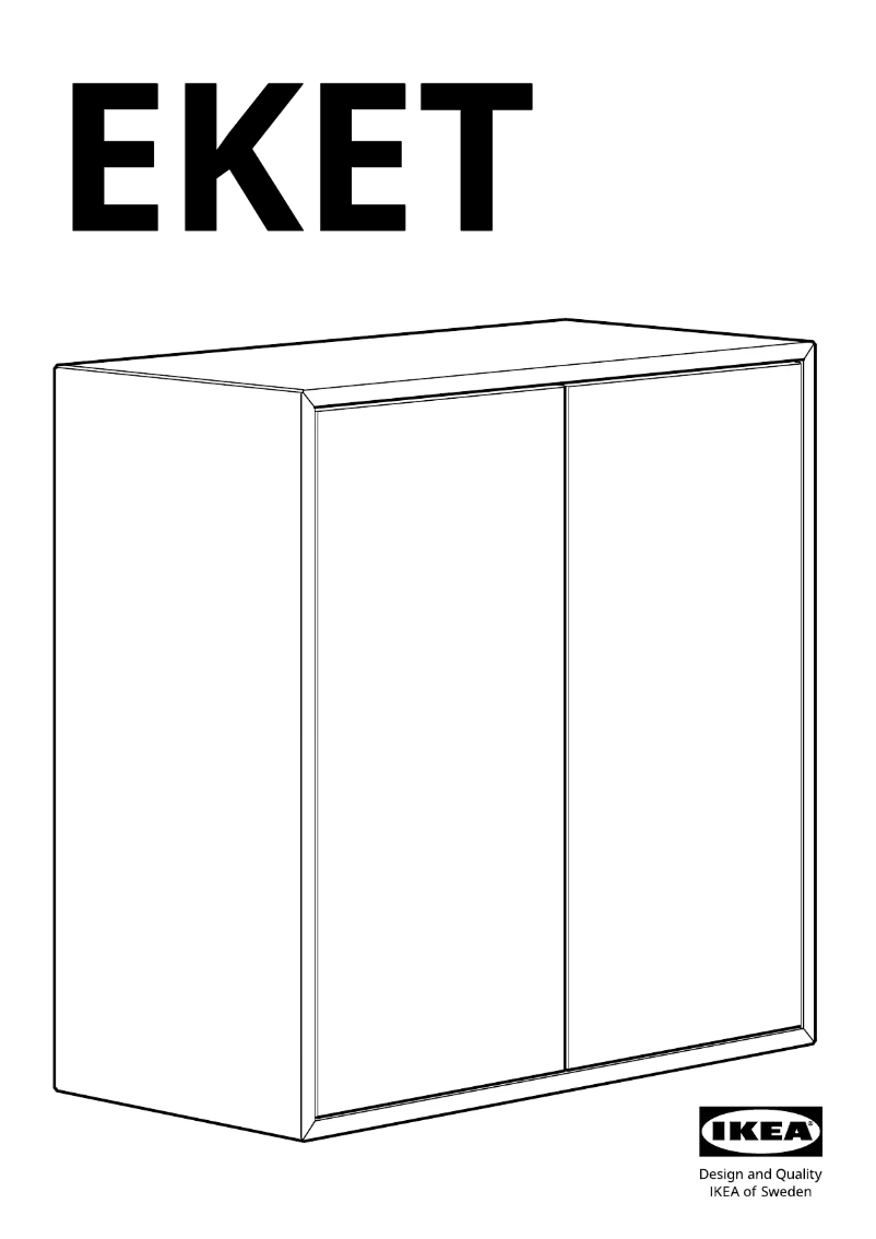 Página 1 del manual Manual de usuario Ikea EKET 205.745.87