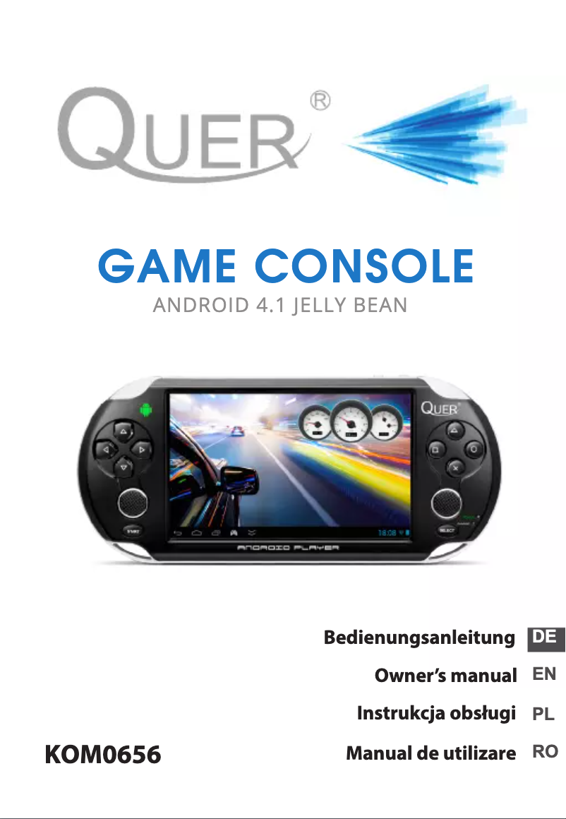 Imagen de la primera página del manual del dispositivo KOM0656