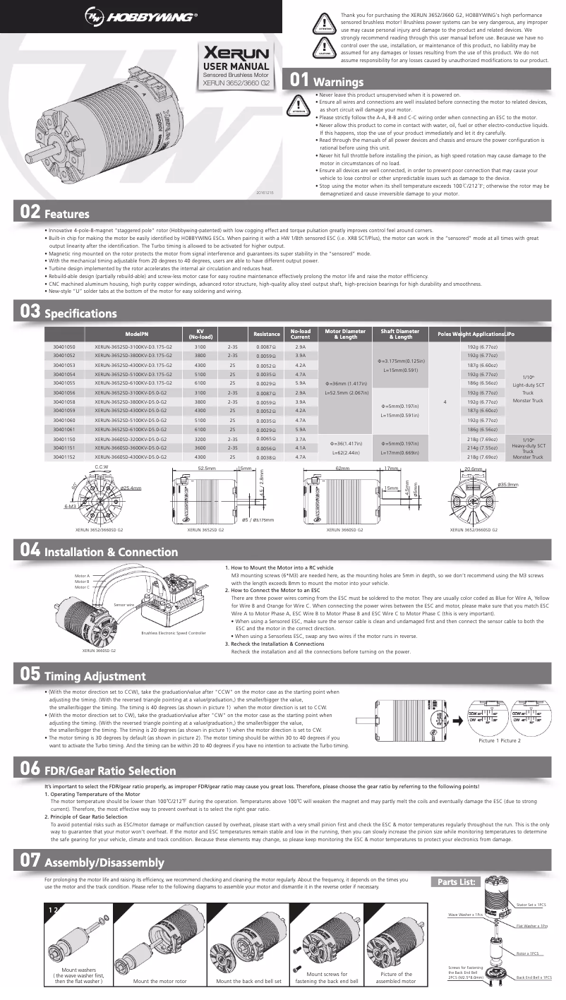 Imagen de la primera página del manual del dispositivo XeRun 3660 SD G2