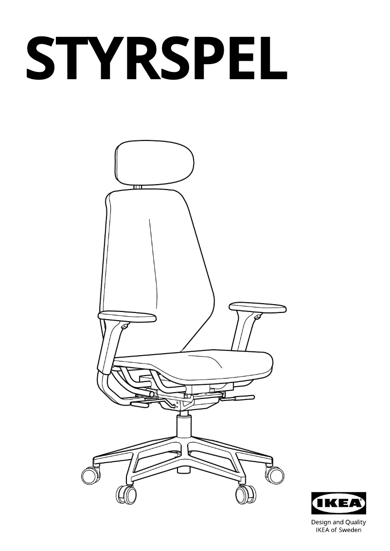 Página 1 del manual Manual de usuario Ikea STYRSPEL 805.260.89