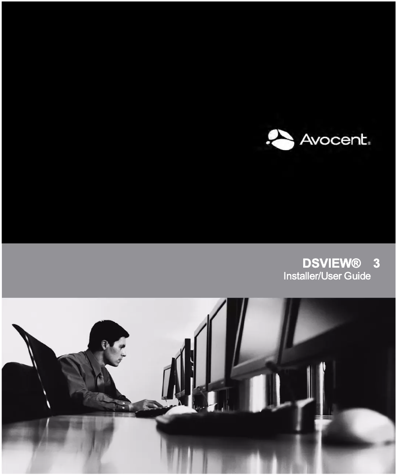 Imagen de la primera página del manual del dispositivo DSView 3