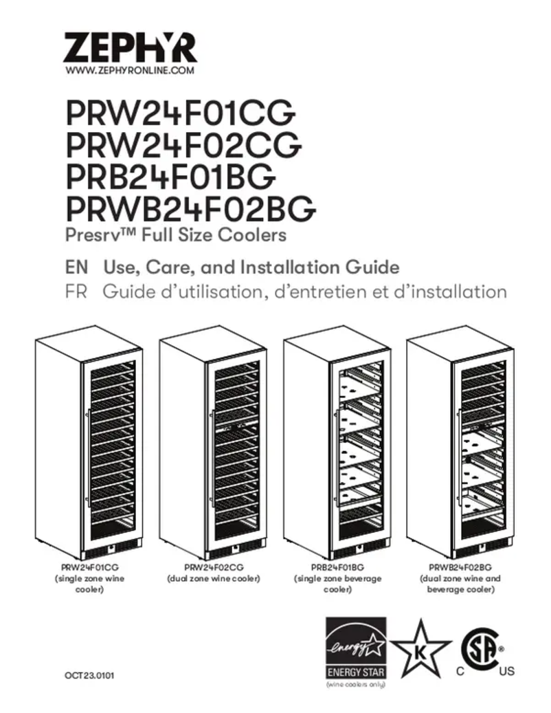 Imagen de la primera página del manual del dispositivo Presrv PRW24F01CG
