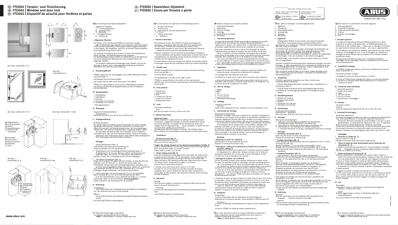 Imagen de la primera página del manual del dispositivo FTS3002