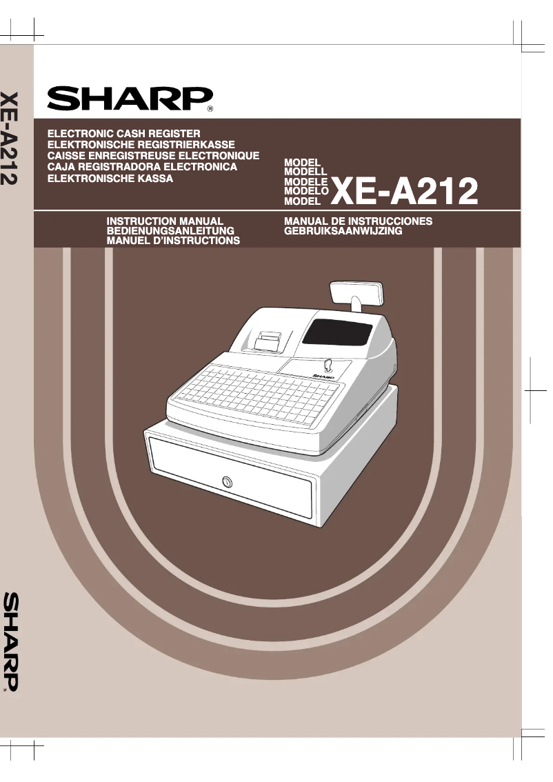 Imagen de la primera página del manual del dispositivo XE-A212