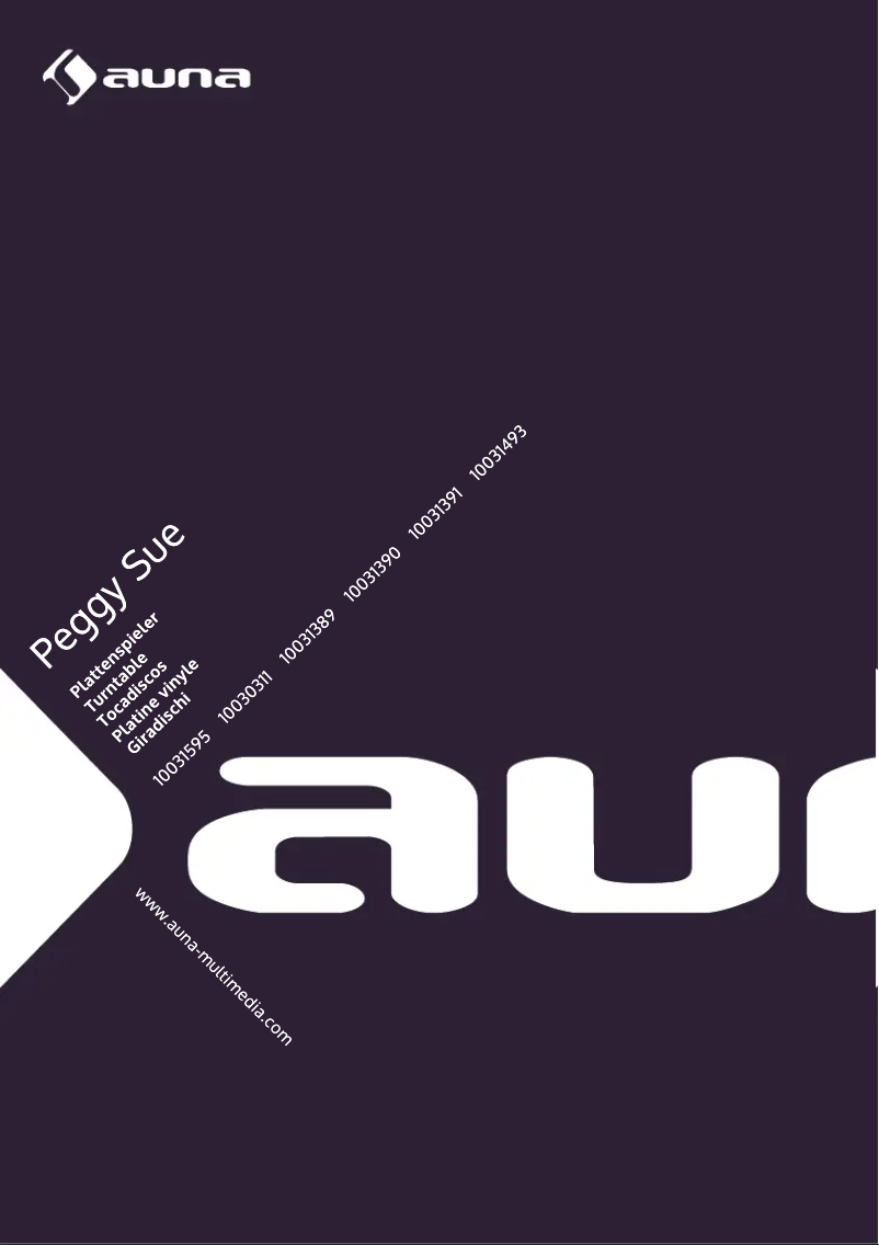 Imagen de la primera página del manual del dispositivo Peggy Sue