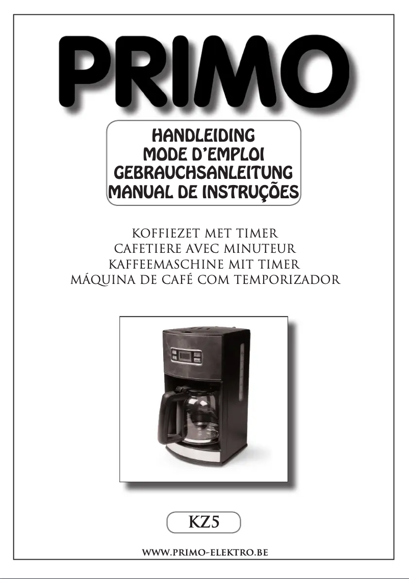 Imagen de la primera página del manual del dispositivo KZ5