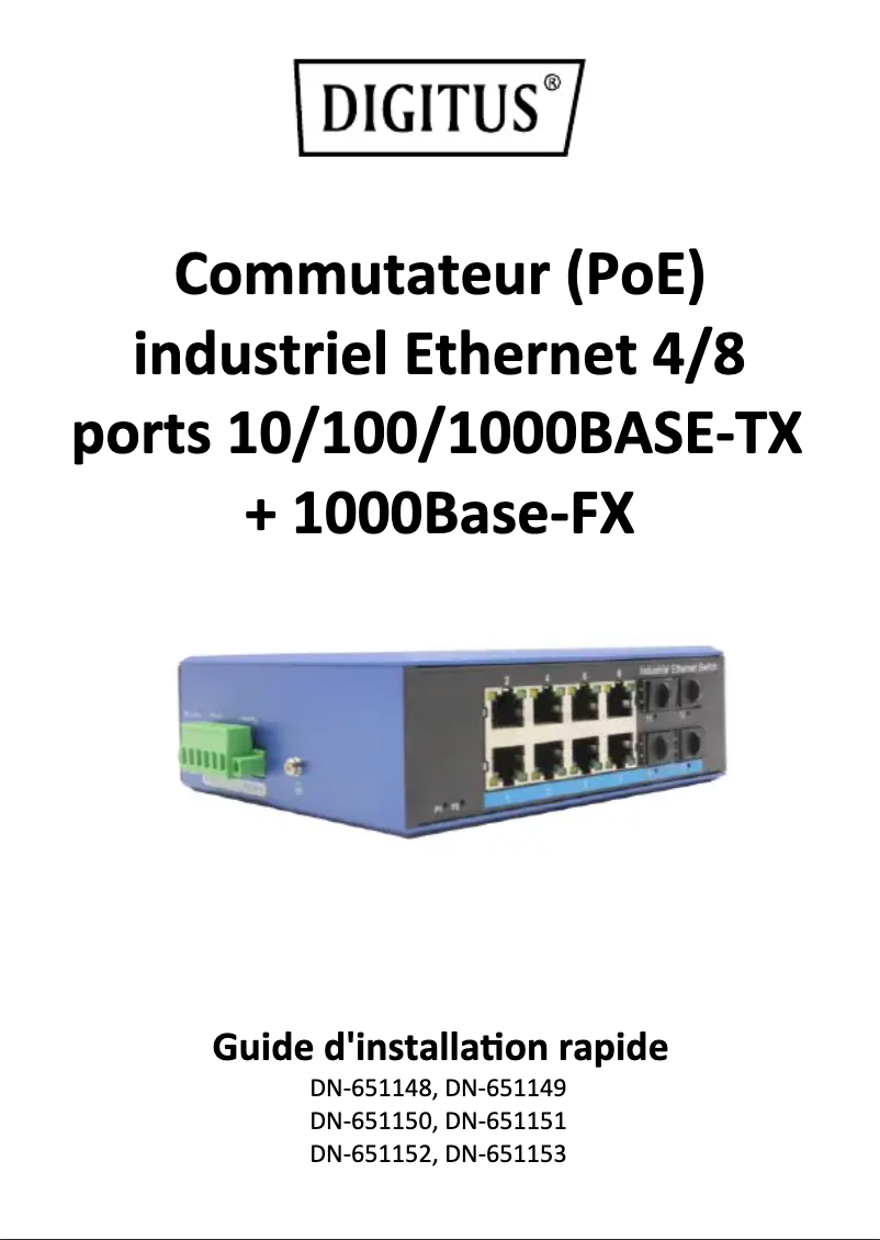 Página 1 del manual Manual de usuario Digitus DN-651148