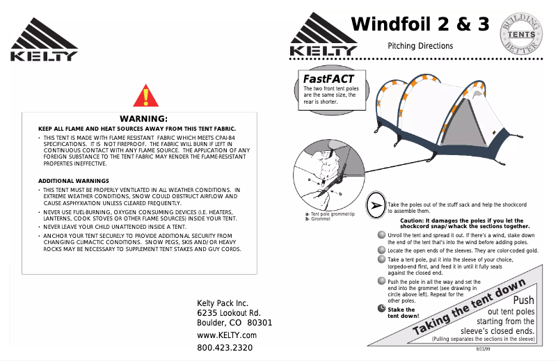 Imagen de la primera página del manual del dispositivo Windfoil 3