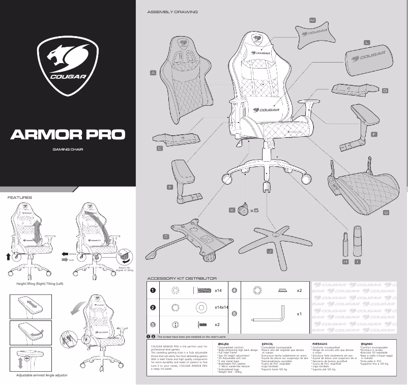Imagen de la primera página del manual del dispositivo Armor Pro