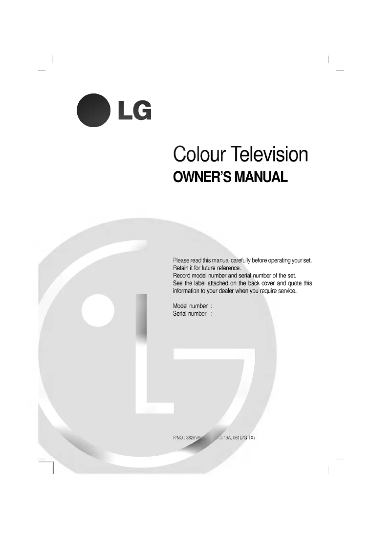 Imagen de la primera página del manual del dispositivo CE-20F80KX