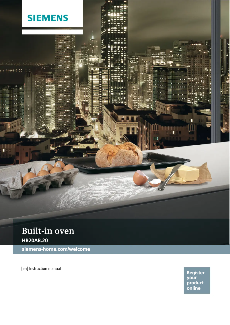 Página nº 1 - Manual de uso y mantenimiento Siemens HB20AB520